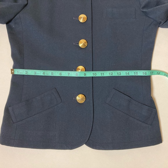 YSL Variation Rare Early 80s Military Style Wool Jacket Size 36 - Picture 14 of 16